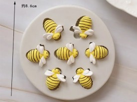 Molde silicona 7 abejitas